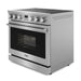 Thor Kitchen 3-Piece Appliance Package - 36-Inch Electric Range, Refrigerator, and Dishwasher in Stainless Steel