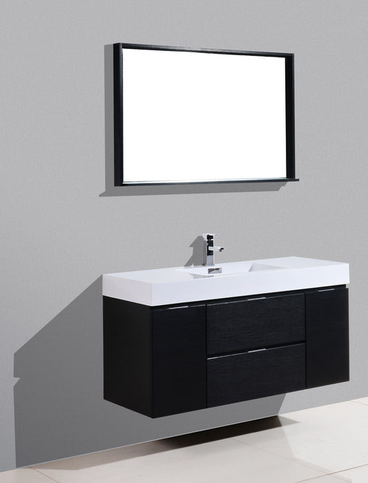 bliss-48-black-wall-mount-modern-bathroom-vanity-bsl48-bk