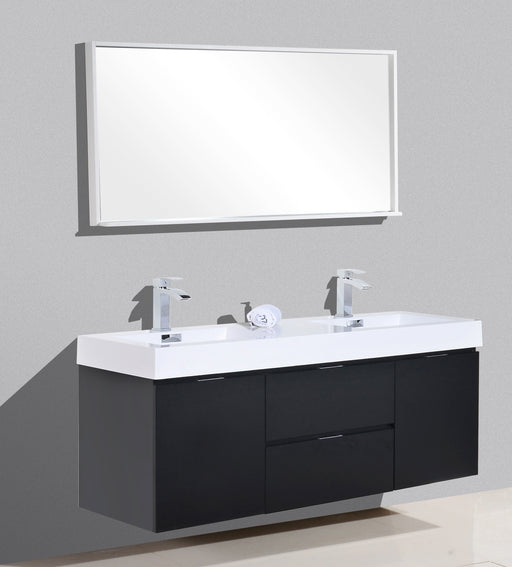 bliss-60-double-sink-black-wall-mount-modern-bathroom-vanity-bsl60d-bk