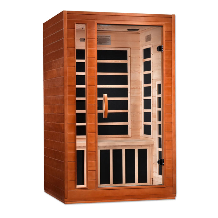 Golden Designs Dynamic Cordoba Elite 2-person Ultra Low EMF (Under 3MG) FAR Infrared Sauna (Canadian Hemlock) - DYN-6203-01 Elite