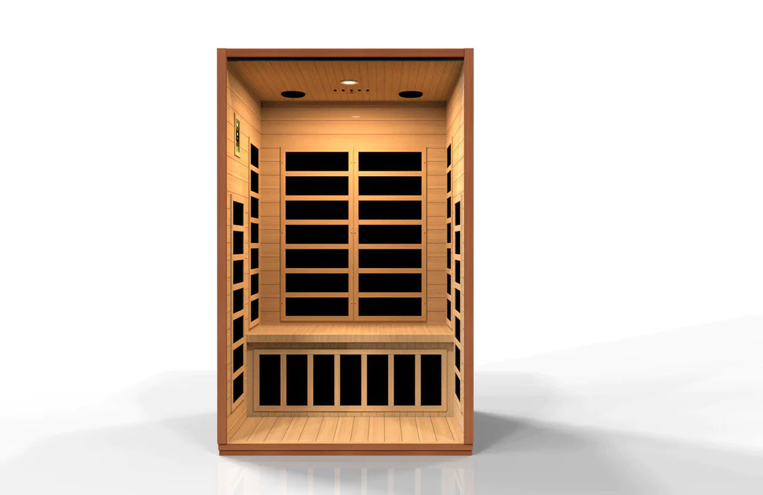 Golden Designs Dynamic "Avila Elite" FAR Infrared Sauna with Hemlock Wood - DYN-6103-01 Elite