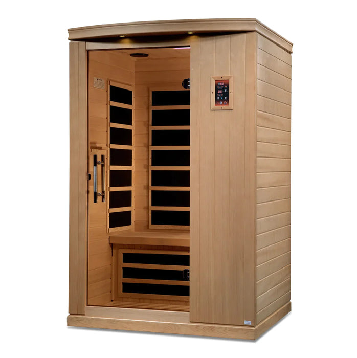 Golden Designs Dynamic Venice Elite 2-person Ultra Low EMF (Under 3MG) FAR Infrared Sauna (Canadian Hemlock) - DYN-6210-01 Elite