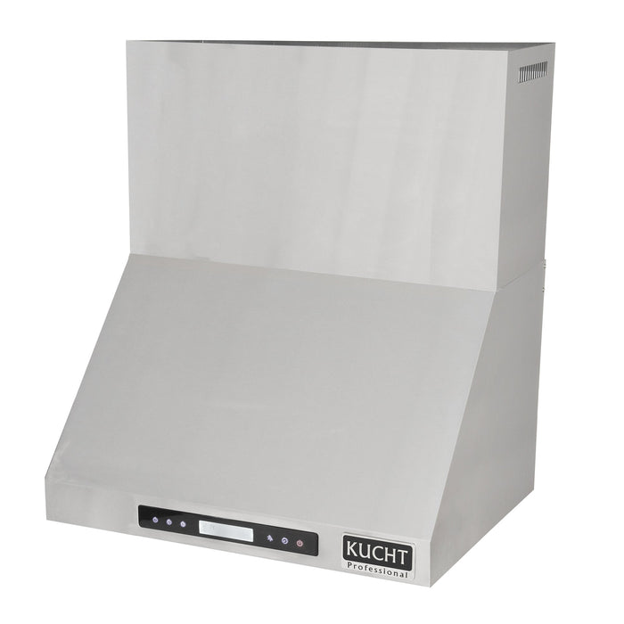 Kucht 30-Inch Wall Mounted Range Hood 900 CFM in Stainless Steel (KRH3021A)