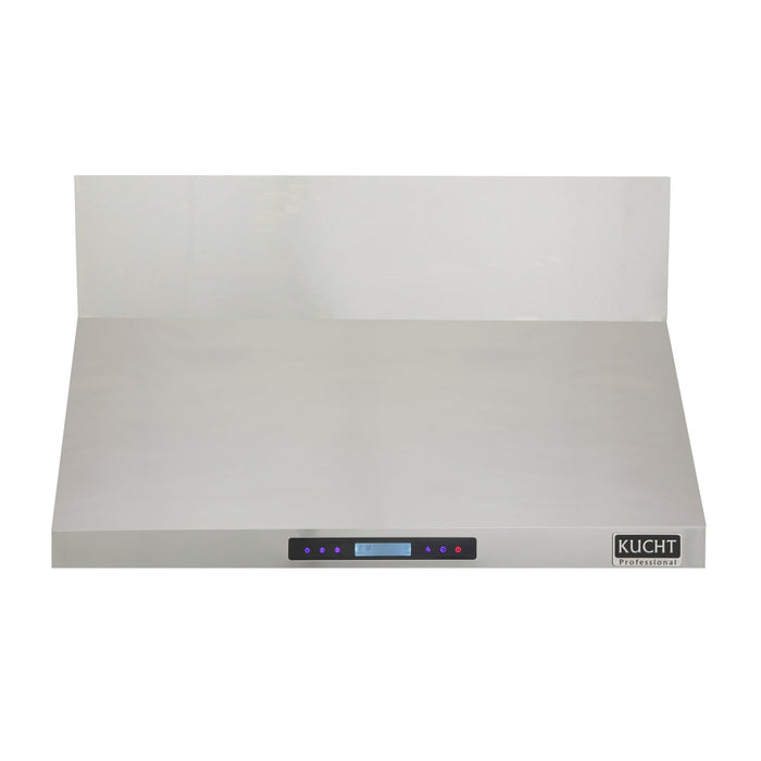 Kucht 48-Inch Wall Mounted Range Hood 1200 CFM in Stainless Steel & Silver (KRH4821A)