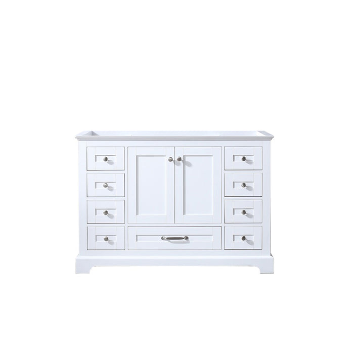 Lexora Dukes 48" White Vanity Cabinet Only - LD342248SA00000