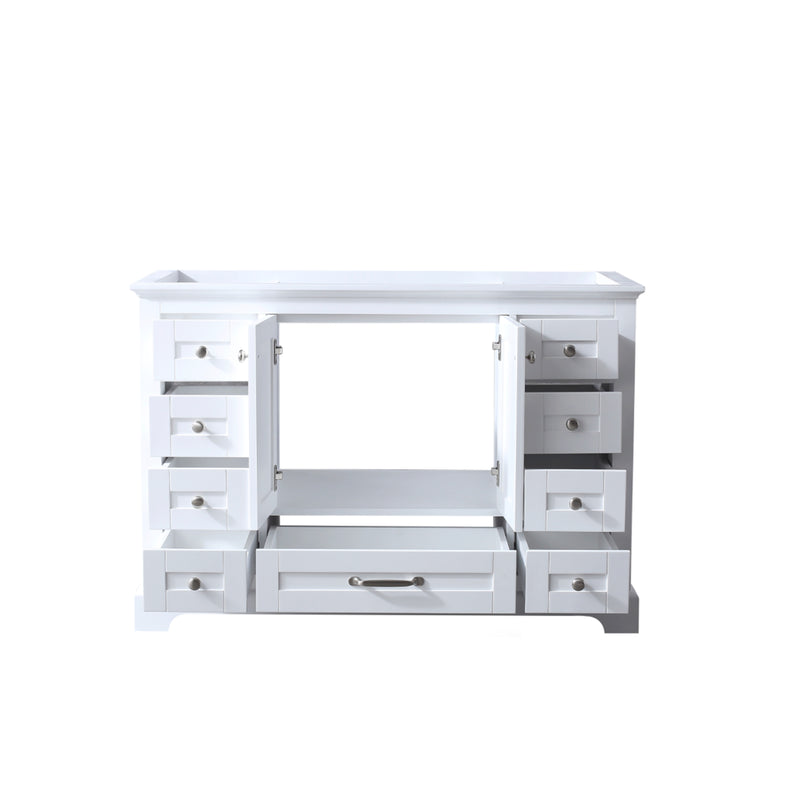Lexora Dukes 48" White Vanity Cabinet Only - LD342248SA00000