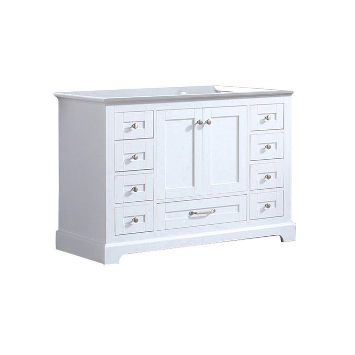 Lexora Dukes 48" White Vanity Cabinet Only - LD342248SA00000