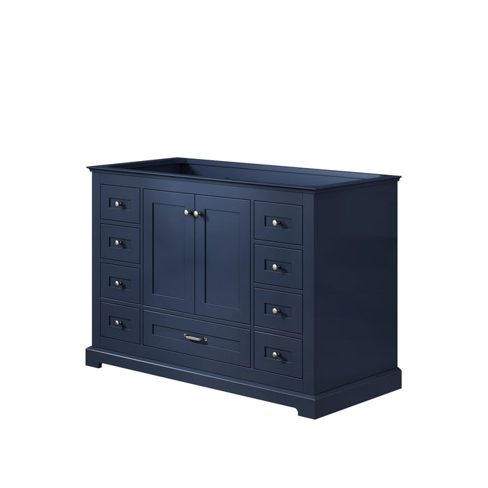 Lexora Dukes 48" Navy Blue Vanity Cabinet Only LD342248SE00000