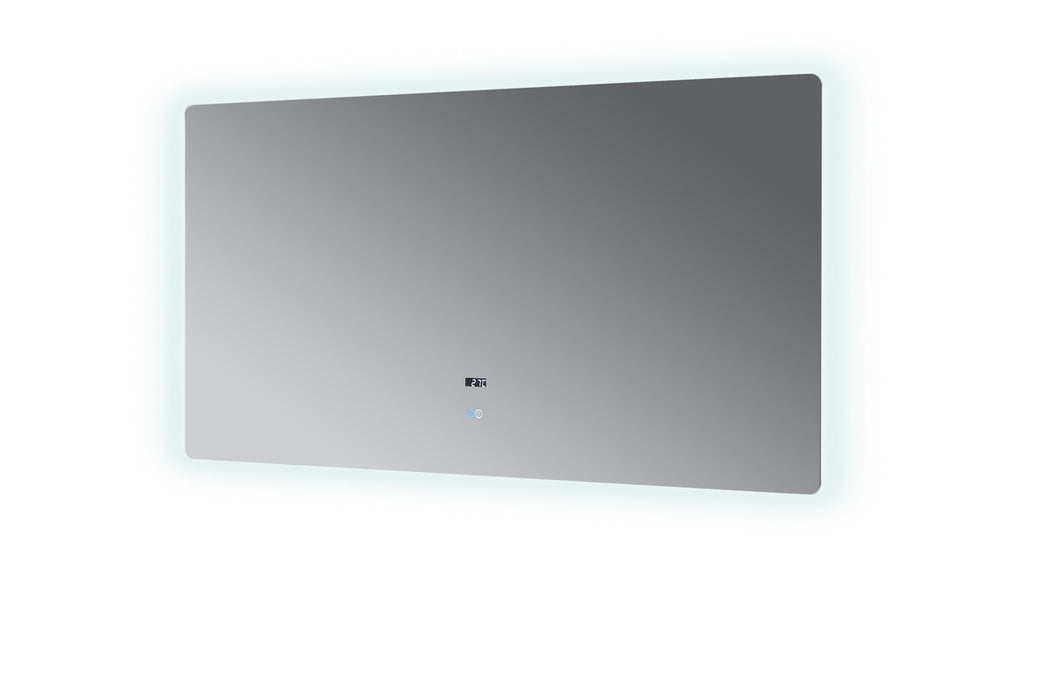 Lexora Lugano 60" Wide x 32" Tall LED Mirror w/ Defogger LL6032LEDM