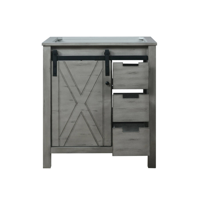 Lexora  Marsyas 30" Ash Grey Vanity Cabinet Only LM342230SH00000