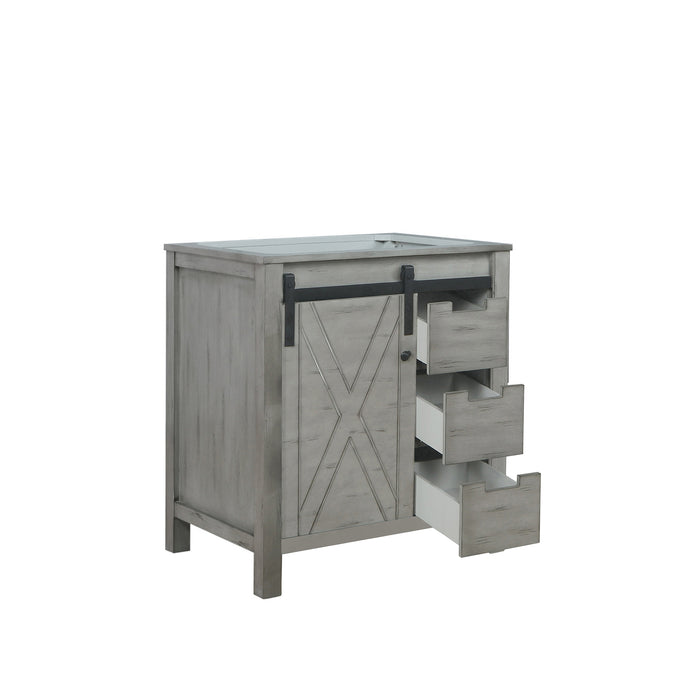 Lexora  Marsyas 30" Ash Grey Vanity Cabinet Only LM342230SH00000