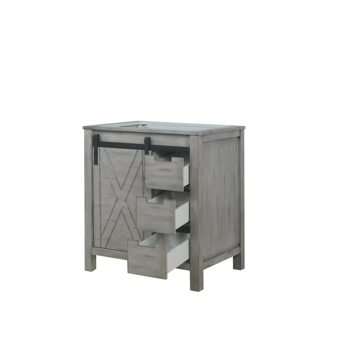 Lexora  Marsyas 30" Ash Grey Vanity Cabinet Only LM342230SH00000