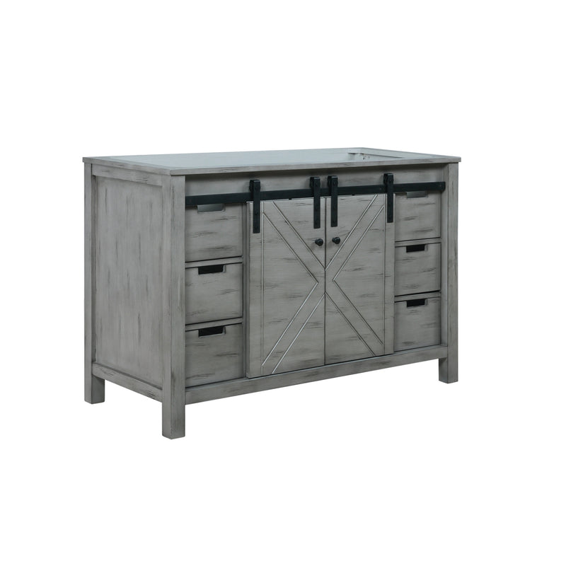 Lexora  Marsyas 48" Ash Grey Vanity Cabinet Only LM342248SH00000