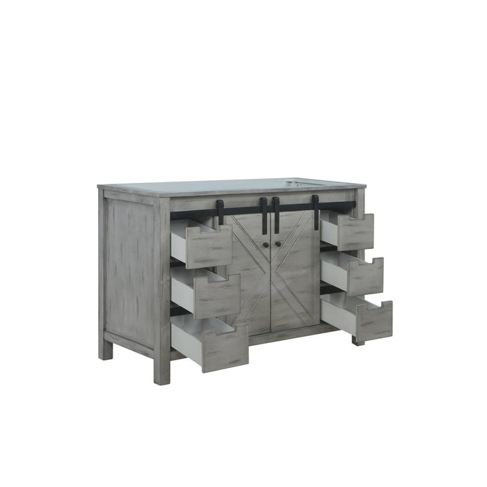 Lexora  Marsyas 48" Ash Grey Vanity Cabinet Only LM342248SH00000