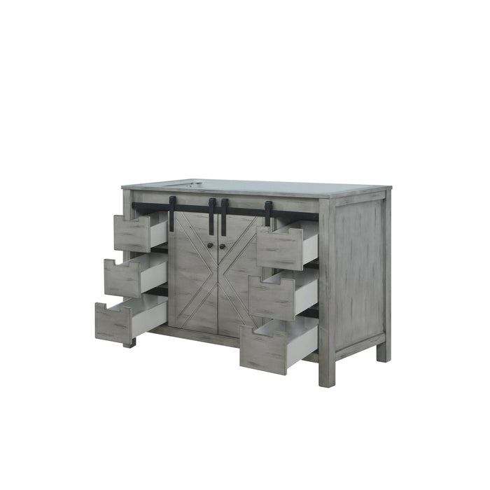 Lexora  Marsyas 48" Ash Grey Vanity Cabinet Only LM342248SH00000