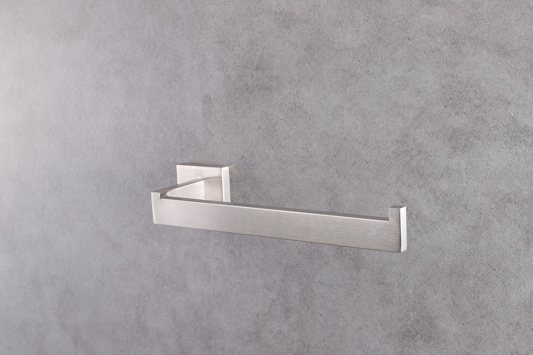 Lexora Bagno Lucido Stainless Steel Toilet Paper Holder - Satin Nickel LPH14152SN