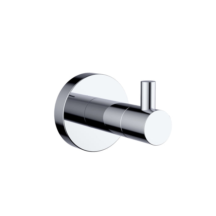 Lexora Bagno Nera Stainless Steel Robe Hook - Chrome LRH16152PC