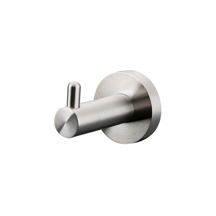 Lexora Bagno Nera Stainless Steel Robe Hook - Satin Nickel LRH16152SN