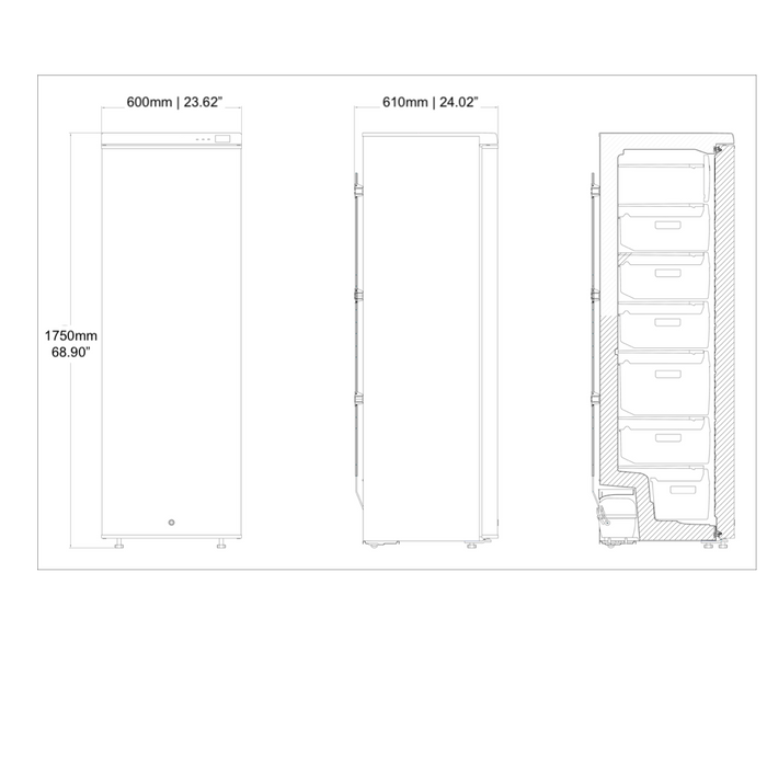 Kings Bottle  -20~-40°C Low Temperature 270L Medical Freezer MLD270