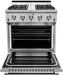 NXR 30 in. Natural Gas Range and Under Cabinet Range Hood Package, SC3055RHBD