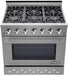 NXR 36" Propane Gas Range & Under Cabinet Hood Bundle, Stainless Steel SC3611LPRHBD