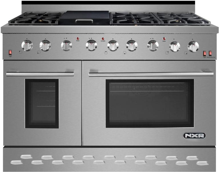NXR 48 in. 7.2 cu.ft. Pro-Style Propane Gas Range with Convection Oven in Stainless Steel, SC4811LP