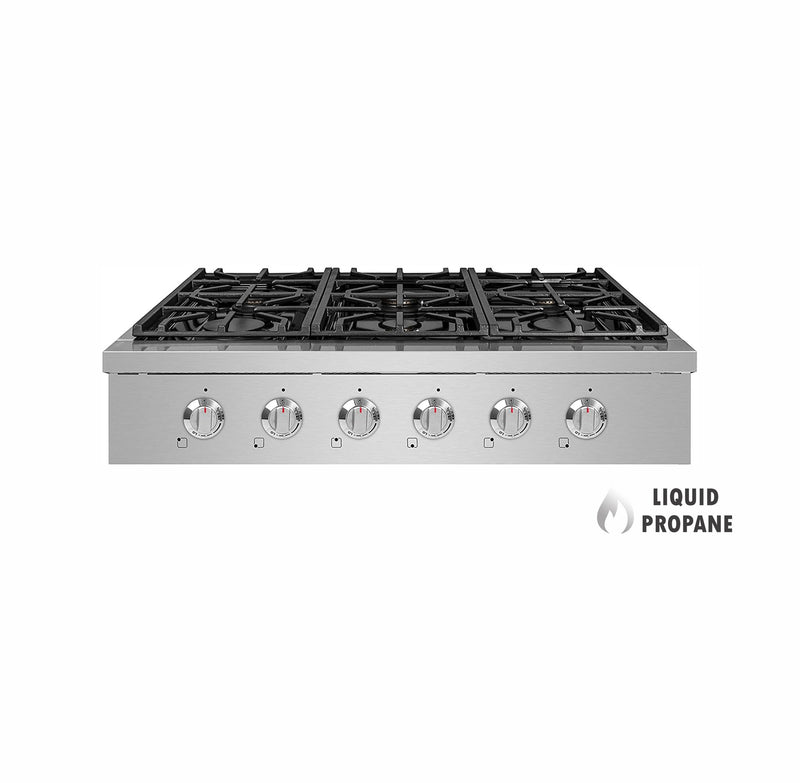 NXR 36" Pro-Style Propane Gas Cooktop, Stainless Steel SCT3611LP