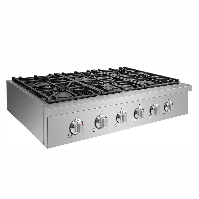 NXR 36" Pro-Style Natural Gas Cooktop, Stainless Steel SCT3611