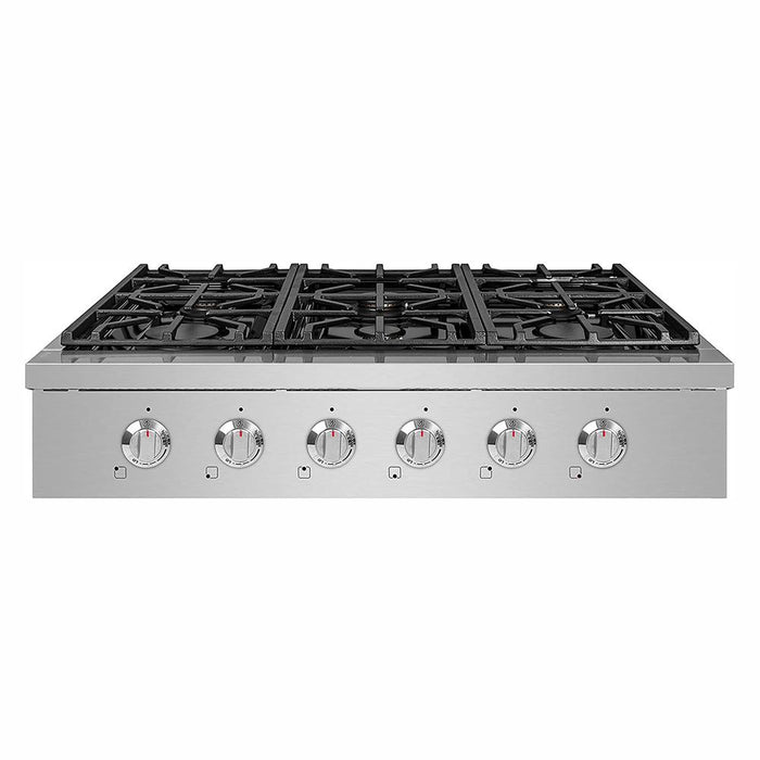 NXR 36" Pro-Style Natural Gas Cooktop, Stainless Steel SCT3611