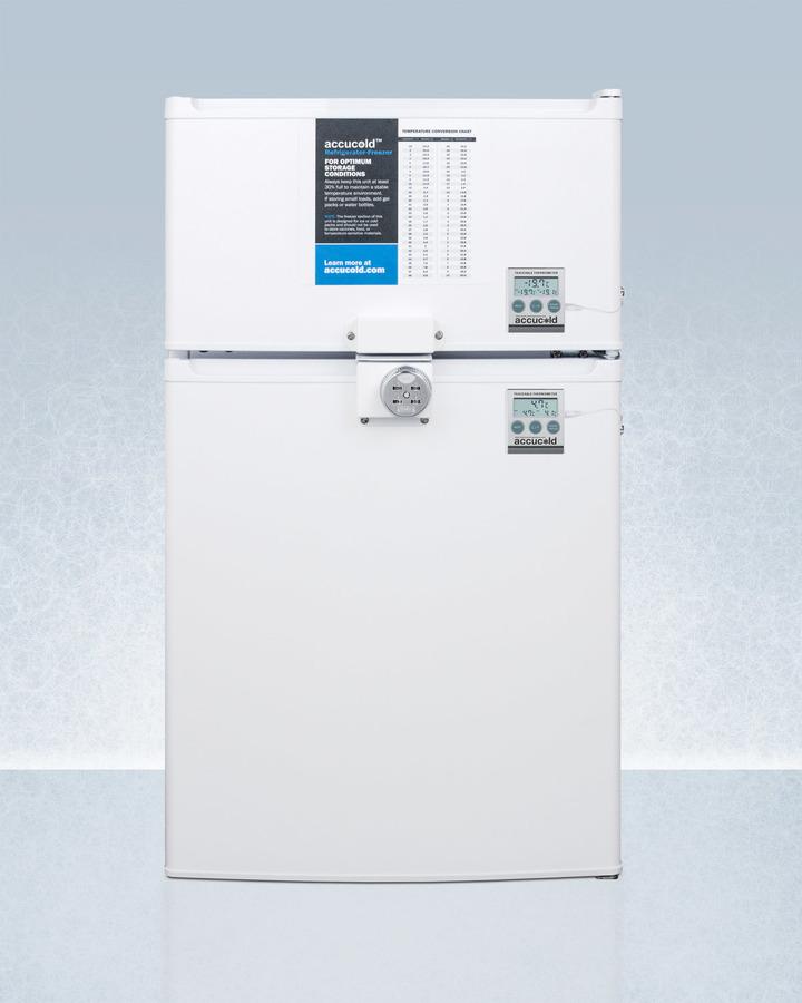 Accucold 19" Wide Refrigerator-Freezer