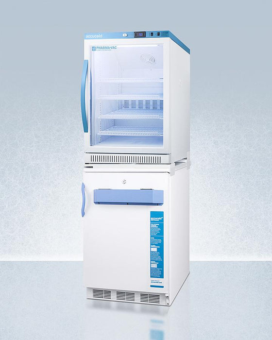 Accucold 24" Wide All-Refrigerator/All-Freezer Combination