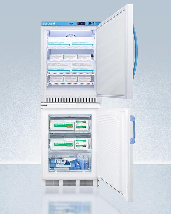 Accucold 24" Wide All-Refrigerator/All-Freezer Combination