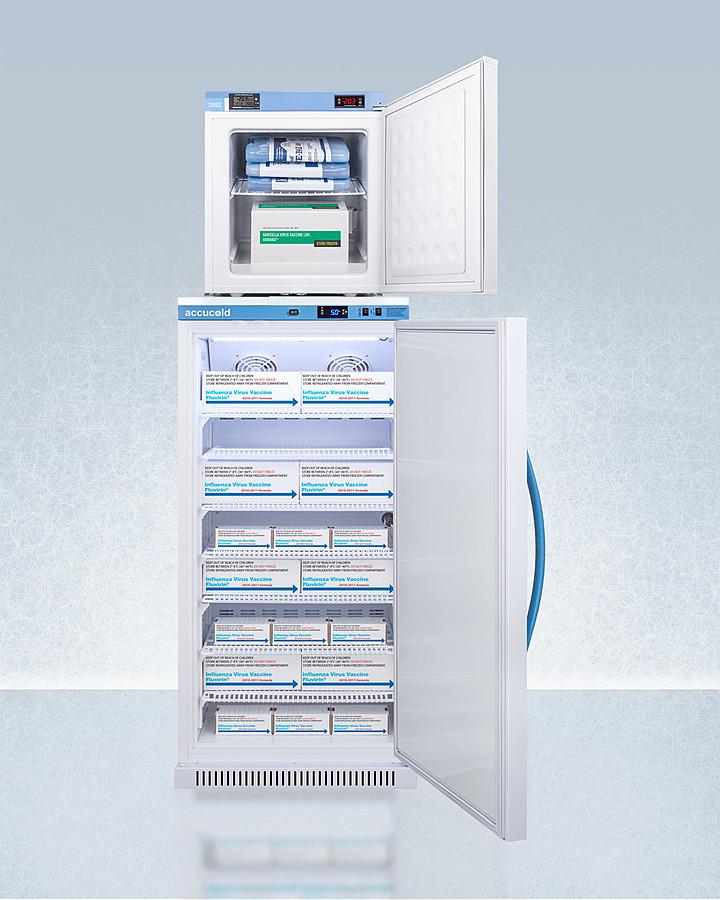 Accucold 24" Wide All-Refrigerator/All-Freezer Combination
