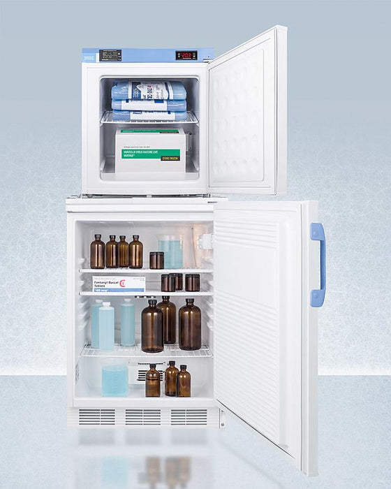 Accucold 24" Wide All-Refrigerator/All-Freezer Combination with Front Lock