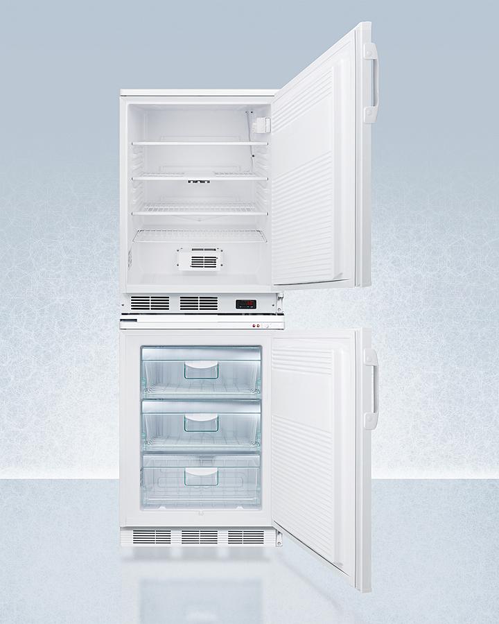 Accucold 24" Wide All-Refrigerator/All-Freezer Combination with Probe Hole
