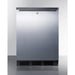 Accucold 24" Wide All-Refrigerator Auto Defrost with Stainless Steel Door