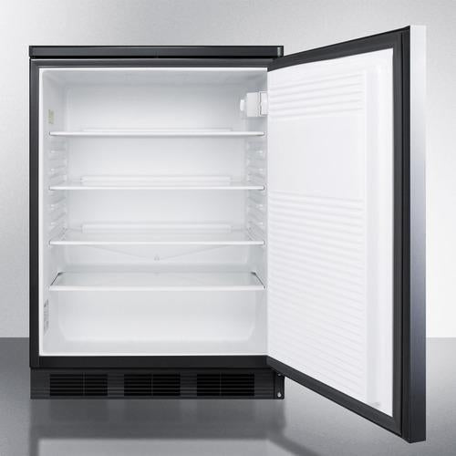 Accucold 24" Wide All-Refrigerator Auto Defrost with Stainless Steel Door