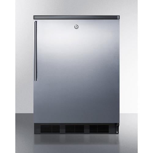 Accucold 24" Wide All-Refrigerator Auto Defrost with Stainless Steel Door