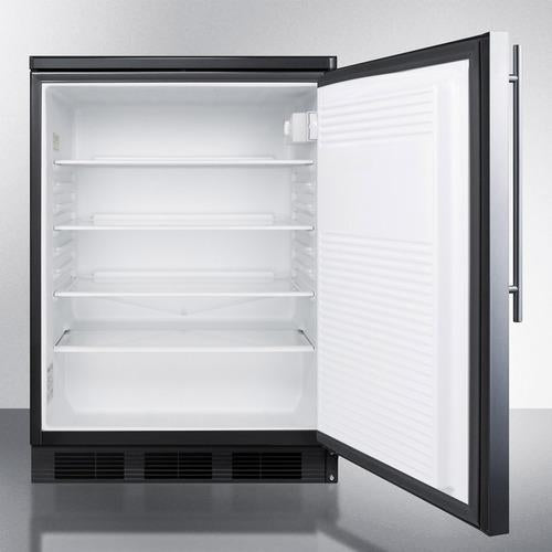 Accucold 24" Wide All-Refrigerator Auto Defrost with Stainless Steel Door