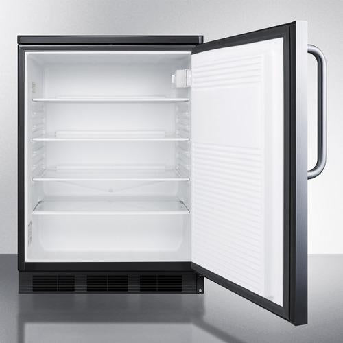 Accucold 24" Wide All-Refrigerator Auto Defrost with Stainless Steel Door