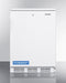 Accucold 24" Wide All-Refrigerator with Automatic Defrost and White Exterior