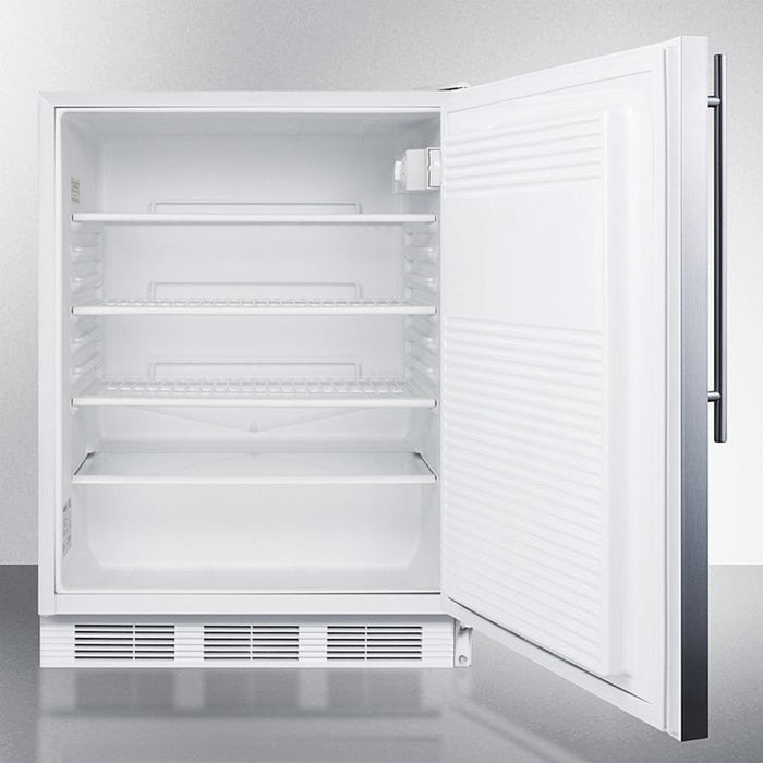 Accucold 24" Wide All-Refrigerator with Thin Handle