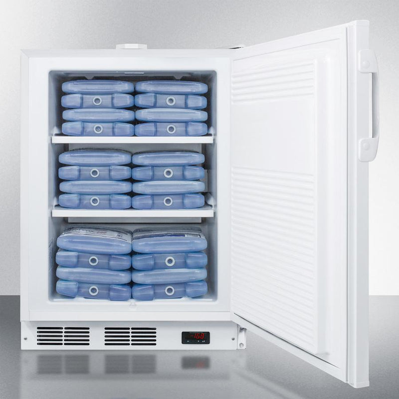 Accucold 24" Wide Built-In All-Freezer Front