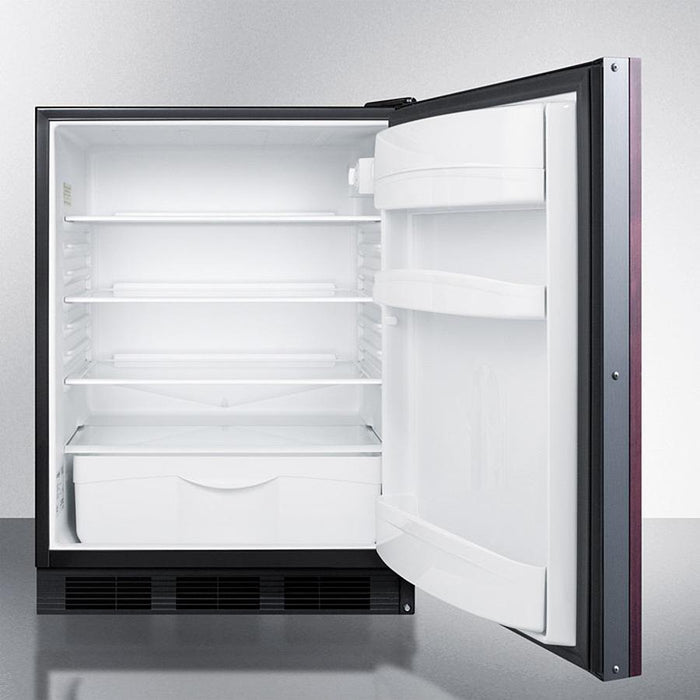 Accucold 24" Wide Built-In All-Refrigerator ADA Compliant with Integrated Door Frame