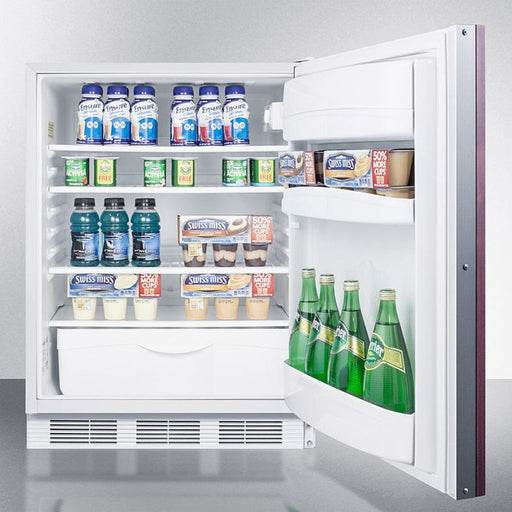 Accucold 24" Wide Built-In All-Refrigerator ADA Compliant with Integrated Door Frame