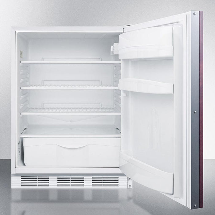 Accucold 24" Wide Built-In All-Refrigerator ADA Compliant with Integrated Door Frame