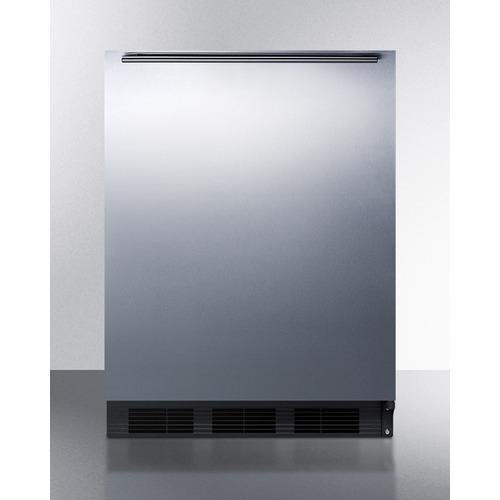 Accucold 24" Wide Built-In All-Refrigerator Auto Defrost with Stainless Steel Door