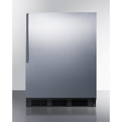 Accucold 24" Wide Built-In All-Refrigerator Auto Defrost with Stainless Steel Door