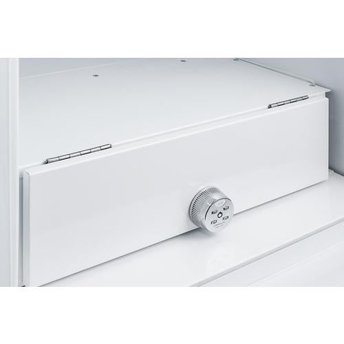 Accucold 24" Wide Built-In All-Refrigerator in White Exterior