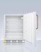 Accucold 24" Wide Built-In All-Refrigerator with Copper Handle ADA Compliant